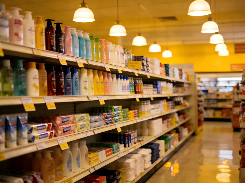 日用百货类：选择模块化、可调节的组合式货架，实现高效陈列与灵活运营