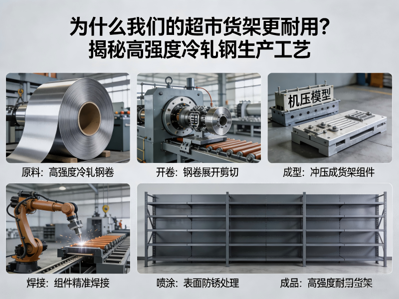 为什么我们的超市货架更耐用？揭秘高强度冷轧钢生产工艺